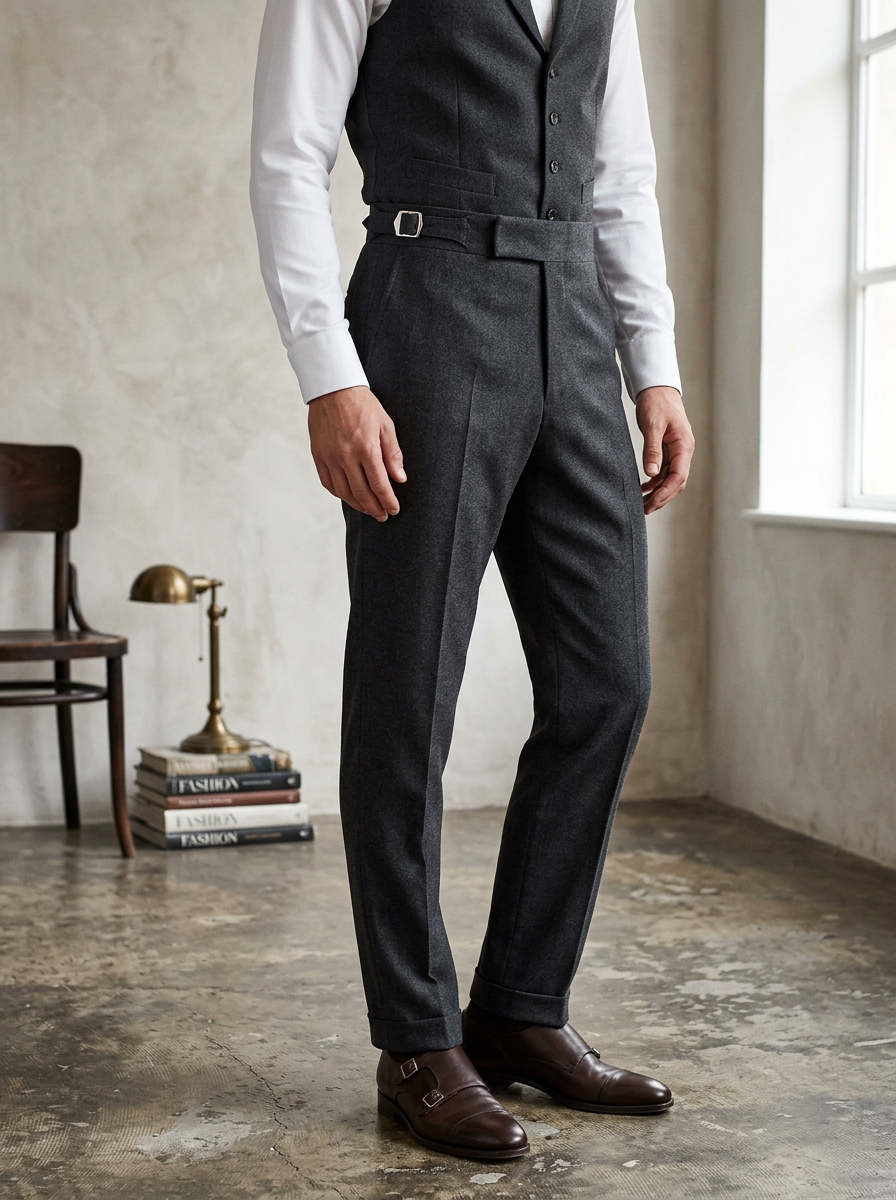 Executive Charcoal Dress Pant